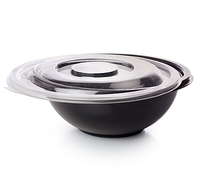 Clear 48 oz. Plastic Flat Lid - 50 Plastic Lides