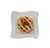 Pretty Bone 6.5" Dessert Disposable Plastic Wave Plate  - Posh Party Supplies