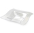 Fancy Black 128 oz. Serving Plastic Wave Bowl  - Posh Party Supplies