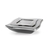 Fancy Clear 32 oz Flat Plastic Wave Lid  - Posh Party Supplies