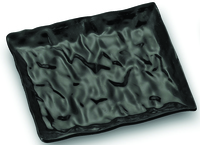 Elegant Plastic Contemplate Black 2.5" Appetizer Dishes - PoshPartySupplies.com