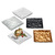 Elegant Plastic Contemplate Clear Green7.25" Salad Plates - PoshPartySupplies.com