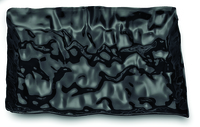 Elegant Plastic Contemplate Black 7.25" Salad Plates - PoshPartySupplies.com