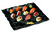 Elegant Plastic Contemplate Black 12" Square Trays - PoshPartySupplies.com