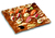Elegant Plastic Contemplate Copper 12" Square Trays - PoshPartySupplies.com
