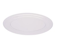 Clear  Tray, Plastic Large Oval 11" X 16" - 6 per case