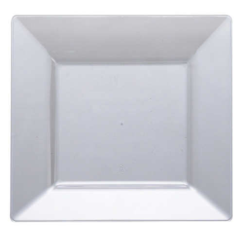 Disposable Square Clear Plastic 6.5" Dessert Plates - Posh Party Supplies