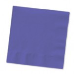Wholesale Purple 2-Ply Beverage Paper Napkins - www.poshpartysupplies.com