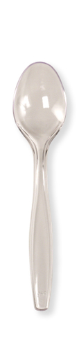 Discounted Clear Premium Plastic Spoons  - Posh Party Supplies