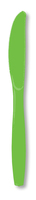 Citrus Green Plastic Knives, Premium