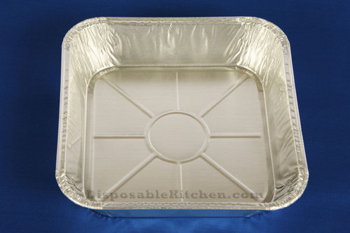 Disposable8" Aluminum Square Pans  - PoshPartySupplies.com