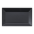 Pretty Rectangle Black Plastic Dessert/Salad Disposable Plates - Posh Party Supplies