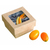 Small Square Kray Box with Window  - 250  Box and Lids