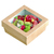 Small 11 oz Square Kray Box with Window  - 250  Box and Lids