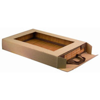 Brown Cardboard Box With See Through Window - 25  Box and Lids