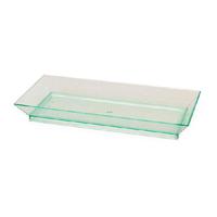 Klarity Rectangular Transparent Green Dish-5.1 X 2.5"  - 200