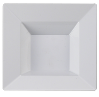 Disposable White Square 5 oz Plastic Dessert Bowls by The Kaya Collection - Posh Party Supplies