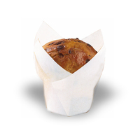 "Tulip" White Silicone Baking Cup - 1 Oz. - 1000