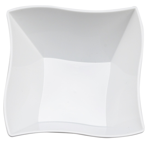 White Wave 14 oz Disposable Soup Bowls by The Kaya Collection - Posh Party Supplies