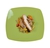 Elegant Green Plastic Square 10" Dinner Plate