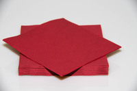 Premium Linen Feel Burgundy Lunch Paper Napkins - Posh Party Supplies