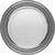 plastic white plates with silver rim for dinner