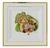 Square 7.5" Ivory and Gold  Salad Plates