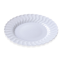 Plastic Clear 9" Dinner Plates  - Posh Party Supplies