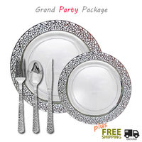 Inspiration VALUE Clear and Silver Party Package