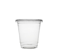 9 oz. Tall Plastic Drinking Cup with Flat Lids - Posh Party Supplies