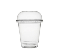 10 oz. Plastic Drinking Cups with Dome Lids - Posh Party Supplies