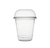 10 oz. Plastic Drinking Cups with Dome Lids - Posh Party Supplies