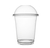 Disposable Plastic PET Sundae/Dessert Cup with Dome Lids - Posh Party Supplies
