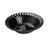 Elegant Black 12 oz. Plastic Bowls - 180 Elegant Bone Bowls