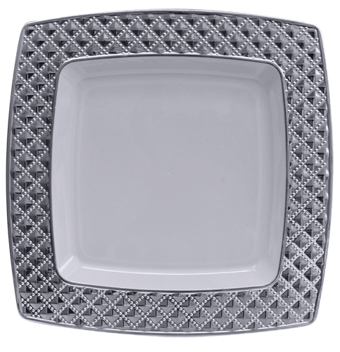 Elegant Diamond Plastic Soup Bowls - Posh Party Supplies