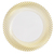 gold rimmed white plastic disposable plates