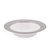 disposable plastic soup bowls with silver rim