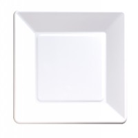 Discounted White Square 9" Paper Dinner Plates - Posh Party Supplies