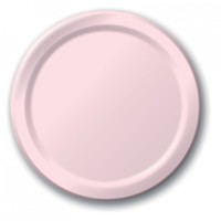 Disposable Classic Pink 6.75" Paper Dessert Plates - Posh Party Supplies