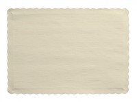 Disposable Ivory Paper Placemats - Posh Party Supplies