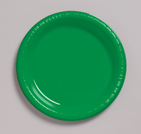 Discounted Emerald Green 8.75" Plastic Dinner Plates  - Posh Party Supplies