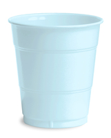 Pastel Blue 12 Oz. Plastic Cups - Posh Party Supplies