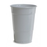 Discounted Shimmering Silver 16 Oz. Solid Cups  - Posh Party Supplies
