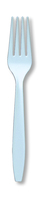 Disposable Pastel Blue Plastic Forks - Posh Party Supplies