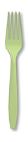 Disposable Pistachio Plastic Forks - Posh Party Supplies