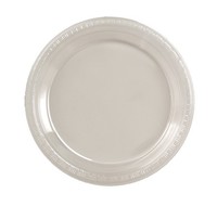 Discounted Clear 7" Plastic Dessert Plates  - Posh Party Supplies