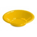 Disposable School Bus Yellow 12 Oz. Plastic Bowl -Posh Party Supplies