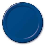Navy Disposable 10.25" Paper Dinner Plates- Posh Party Supplies