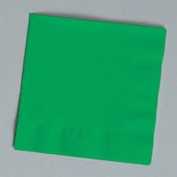 Discounted Solid Emerald Green Paper Lunch Napkins - Posh Party Supplies