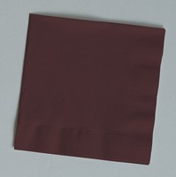 Discounted Solid Chocolate Brown Paper Lunch Napkins - Posh Party Supplies